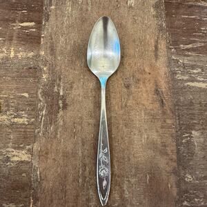 Vintage Oneida Community Stainless “My Rose” Pattern Spoon – Single Piece